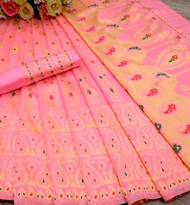 MF 1510 Soft Silk Designer Sarees Catalog